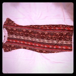 Small unique tretchy skin tight multi color dress